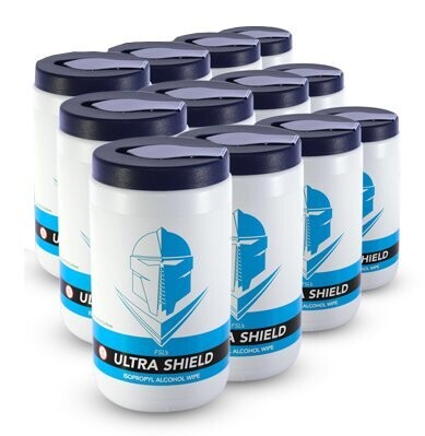 ISO Alcohol Wipes 120 Wipes | 12/PK
