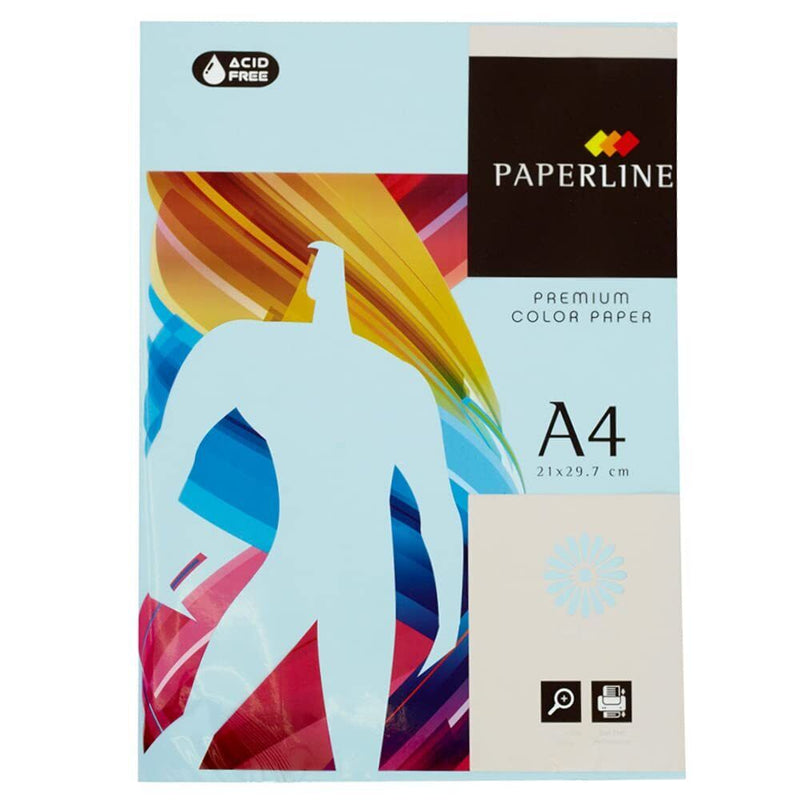 Paperline A4 80 GSM Colour Paper | Blue 5 Reams