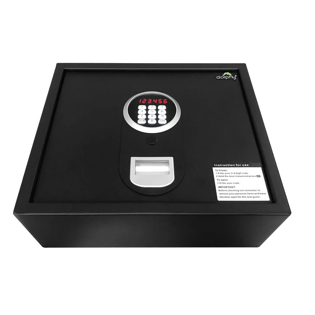 Dolphy Black Hotel Safe Box