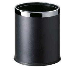 Dolphy Round Leatherette Room Bin | 8L