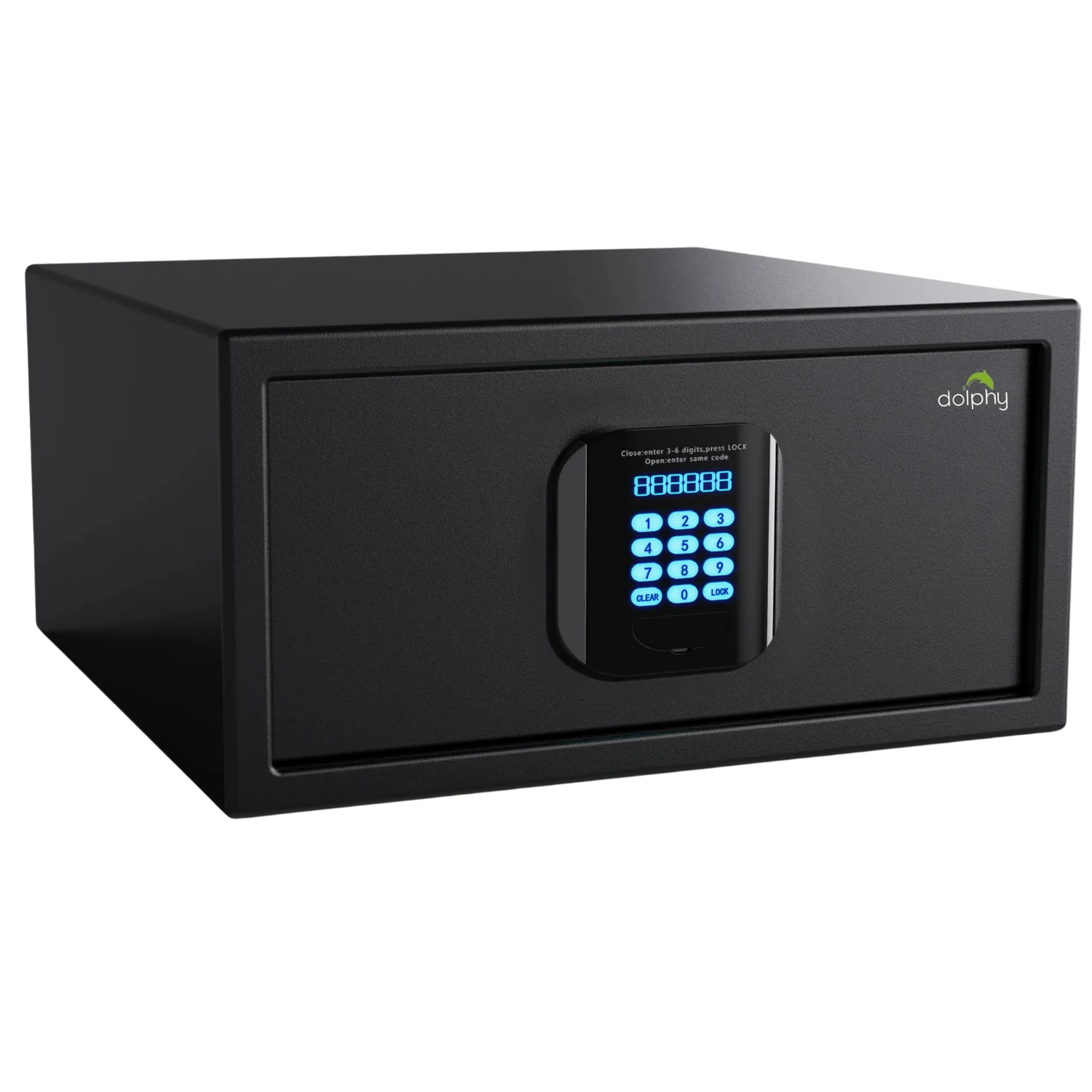 Dolphy Black Hotel Safe Box