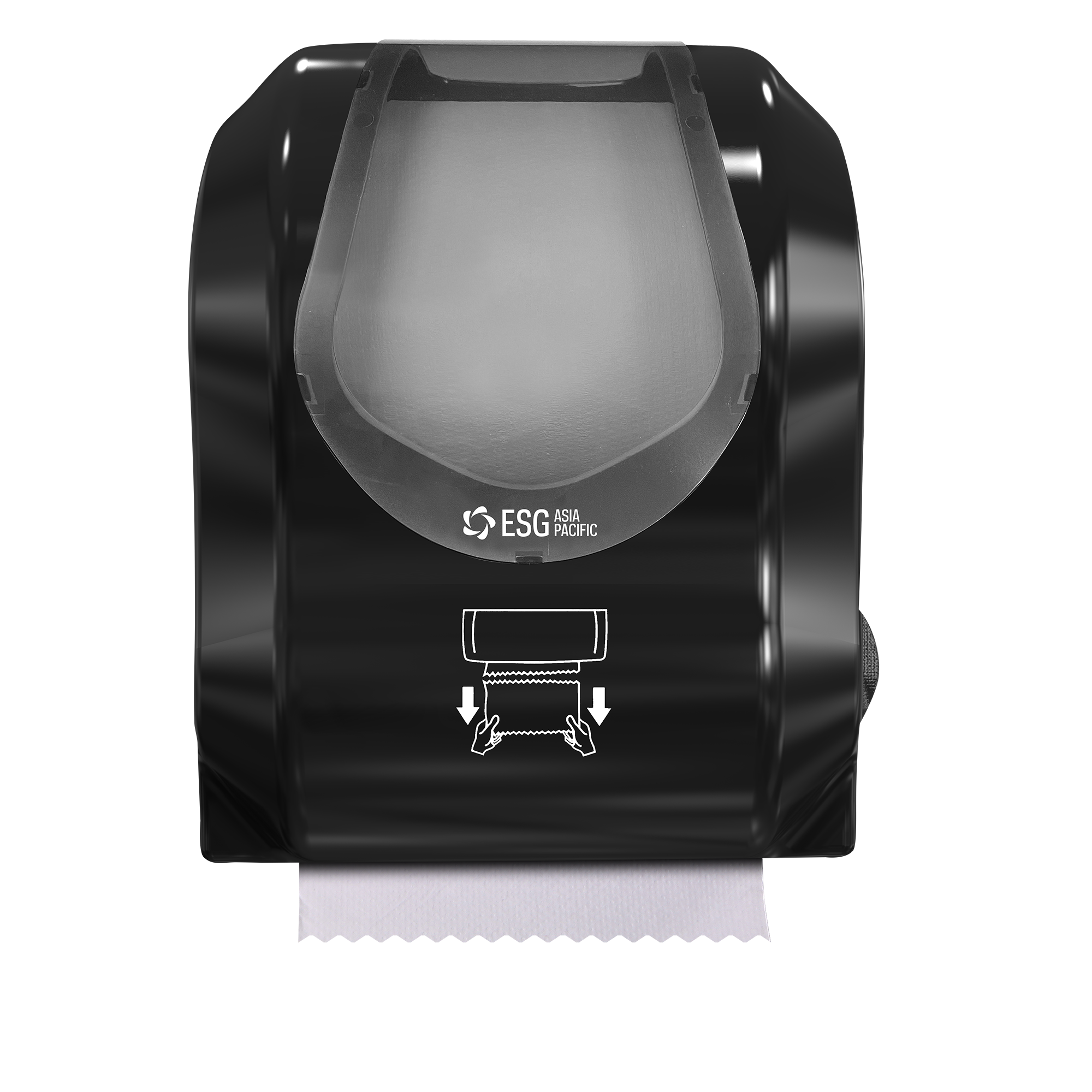 ESG Controlled-Use Roll Towel Dispenser | Black