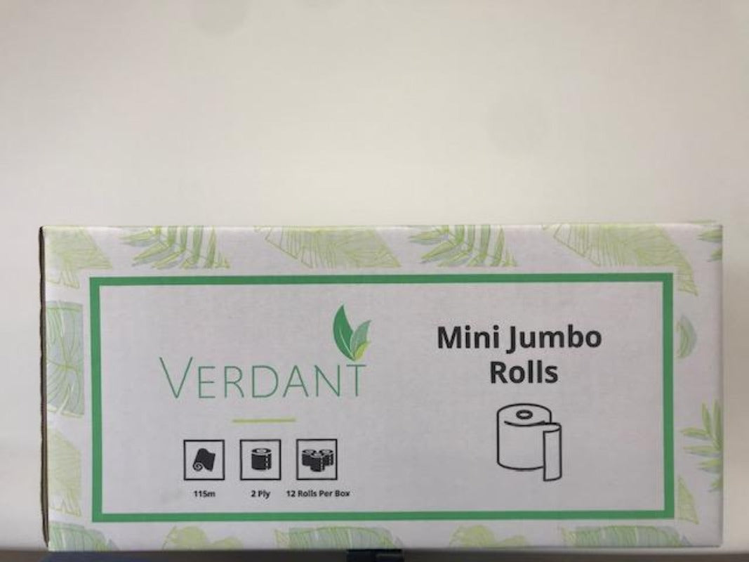 VERDANT  Mini Jumbo Roll 2Ply 115 Sheets | 12/CTN
