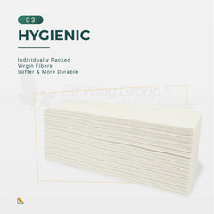 Gentility Ultraslim TAD Hand Towel 2 Ply  150's | 16/CTN