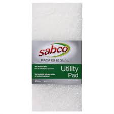 Sabco Utility Pad White | 1/12PK