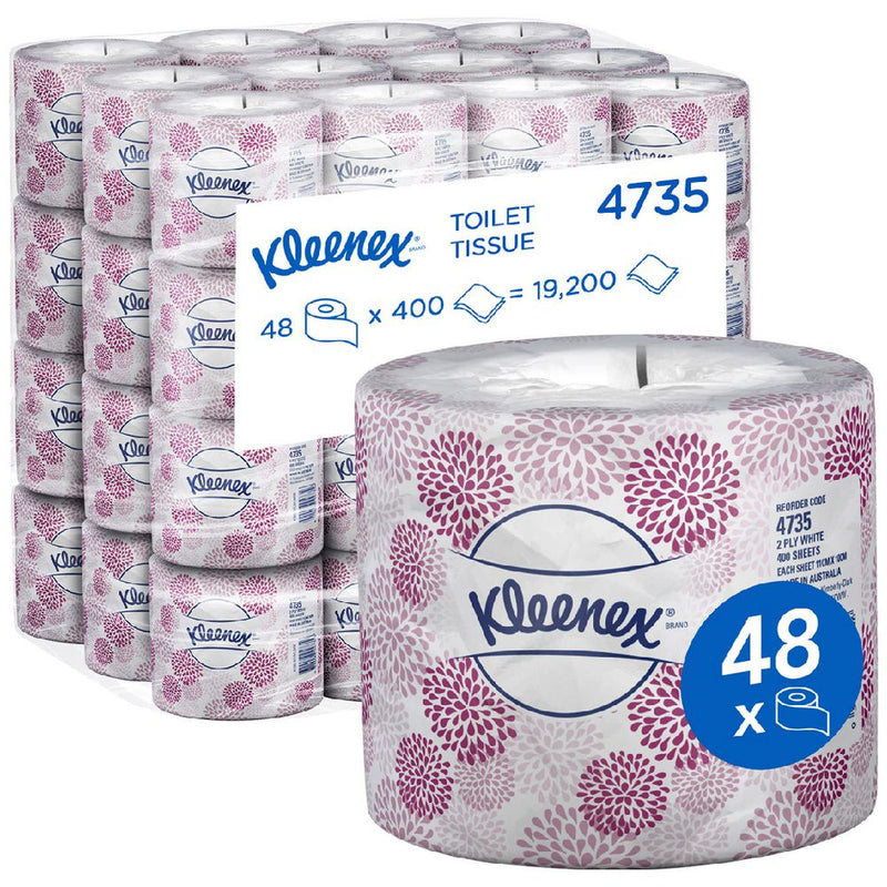 KLEENEX® Toilet Tissue 2 Ply 400's | 48/CTN