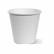 8oz Squat Single Wall Paper Cup White | 1000/CTN
