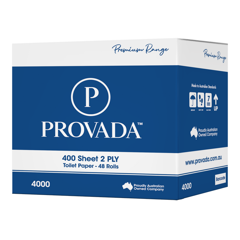 Toilet Paper 2 ply 400's | 48/CTN