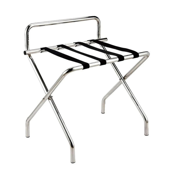 Scully Bag Rack Dolphy Stainless Steel Luggage Rack With Nylon Straps – Verdant & Co