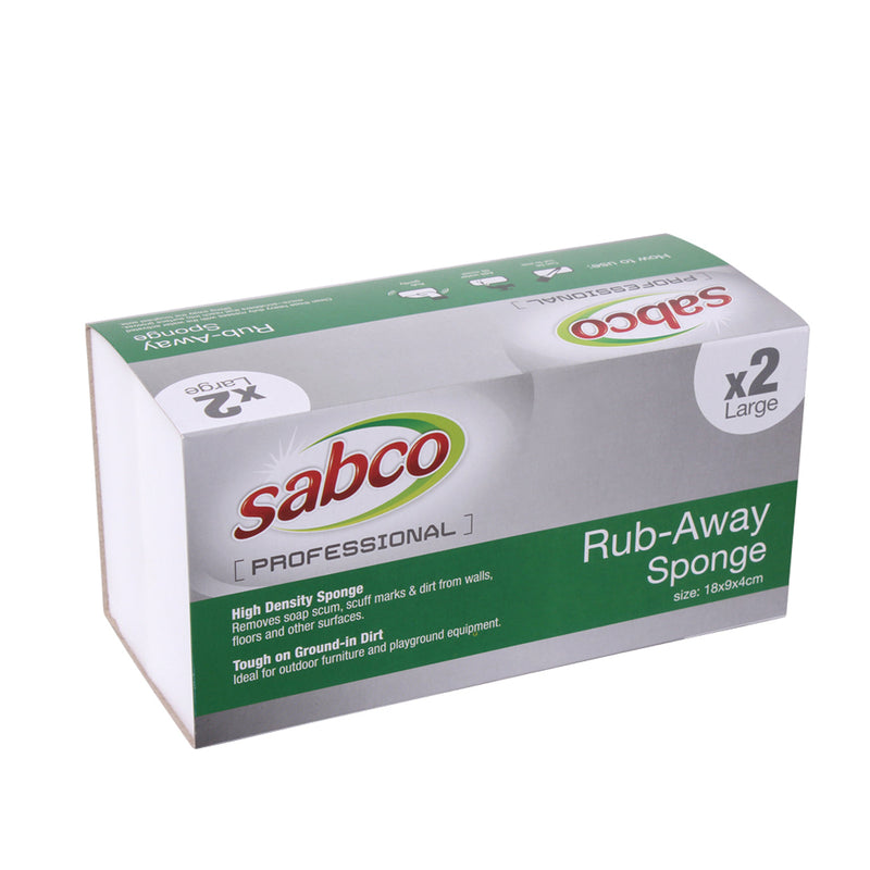 Sabco Rub-Away Sponge Large | 2/PKT