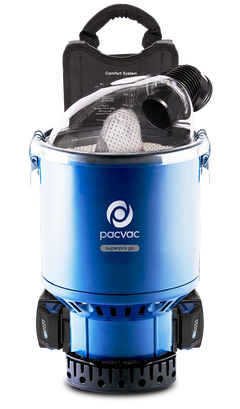 PacVac Superpro Go | Cordless Backpack Vacuums