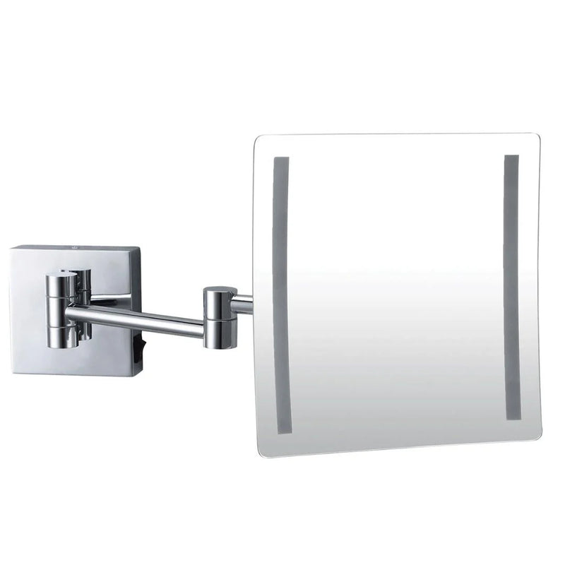 Dolphy LED Magnifying Square Mirror Wall Mount