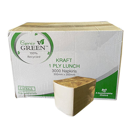 Green 1 ply Lunch Kraft | 30X30CM