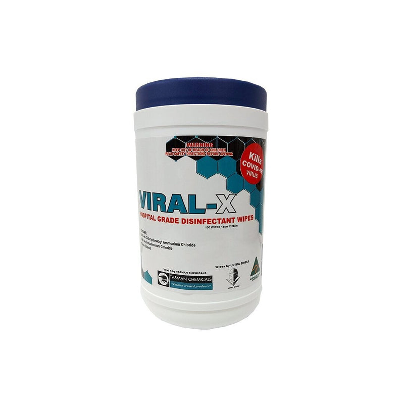 VIRAL-X Virucidal Disinfectant Wipes 100 12/CTN