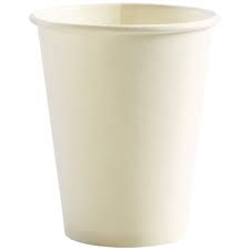 Single Wall Paper Cup White  | Lids Seperatly