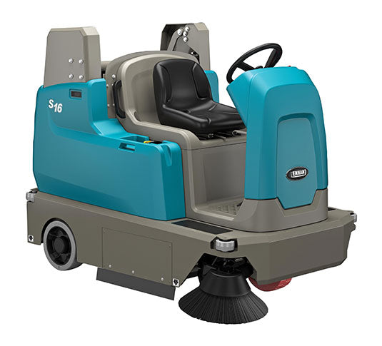 Tennant S16 Battery-Powered Compact Ride-On Sweeper | Ride -On Sweeper